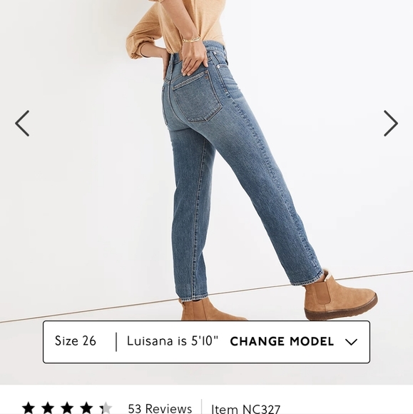 Madewell The Perfect Vintage Jean Belbury Wash Tencel size 25 - Picture 8 of 10